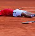 David Ferrer comemora vitória da Espanha  Foto: Reuters
