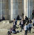 Estudantes na Universidade de Buenos Aires, que tem 4% de estrangeiros, principalmente brasileiros  Foto: Getty Images / BBC News Brasil