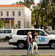 Veículo da ONU levando integrantes da Organização para Proibição das Arms Químicas (Opaq) em Damasco
17/04/2018 REUTERS/Omar Sanadiki  Foto: Reuters