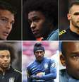 Na linha de cima: Neymar, Philippe Coutinho, Thiago Silva, Willian, Renato Augusto e Daniel Alves. Na linha abaixo: Gabriel Jesus, Firmino, Marcelo, Paulinho, Fernandinho e Marquinhos  Foto: Getty Images