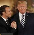 Macron cede a Trump e fala em novo acordo com Irã  Foto: EPA / Ansa - Brasil