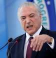 O presidente brasileiro Michel Temer fala a jornalistas no Palácio do Planalto, em Brasília
27/04/2018
REUTERS/Adriano Machado  Foto: Reuters