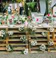 1- Decoração de casamento rústico com pallets de madeira  Foto: Viva Decora