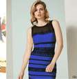 O vestido que causou furor na internet há três anos. Você vê azul ou dourado?  Foto: PA / BBC News Brasil