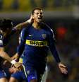 Ramon Dario Abila comemora gol do Boca contra o Alianza Lima  Foto: Reuters