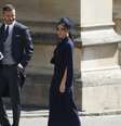 David Beckham e Victoria Beckham chegam à capela de São Jorge  Foto: Getty Images / BBC News Brasil
