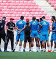 Equipe do Sport durante treino na Arena Pernambuco  Foto: Paulo Paiva/Agif/Gazeta Press