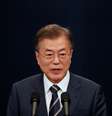 Presidente da Coreia do Sul, Moon Jae-in, durante coletiva de imprensa em Seul 27/05/2018 REUTERS/Kim Hong-Ji   Foto: Reuters