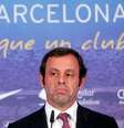 Ex-presidente do Barcelona, Sandro Rosell, fazia parte de uma organização criminosa que desviava dinheiro da CBF na gestão do presidente Ricardo Teixeira  Foto: Albert Gea / Reuters