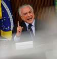 Presidente Michel Temer durante reunião no Palácio do Planalto, em Brasília 12/04/2018 REUTERS/Adriano Machado   Foto: Reuters