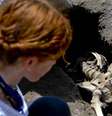 Pompeia encontra novo esqueleto de vítima do vulcão Vesúvio  Foto: ANSA / Ansa - Brasil
