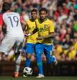 Neymar durante jogo amistoso entre Brasil x Croacia realizado no estadio de Anfield, em Liverpool  Foto: Pedro Martins / MoWA Press