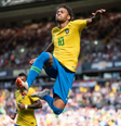 Um dos jogadores mais importantes do elenco do Brasil, Neymar pode levar a Seleção até o sonhado hexa  Foto: Erica Dezonne/FramePhoto / Gazeta Press