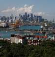 Vista da ilha Sentosa, em Cingapura  Foto: Edgar Su / Reuters