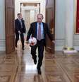 Presidente da Rússia, Vladimir Putin, durante encontro com presidente da Fifa, Gianni Infantino, no Kremlin 25/11/2016 Sputnik/Alexei Druzhinin/Kremlin via REUTERS  Foto: Reuters