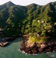 De porto pesqueiro a vilarejo abandonado, Houtouwan está sendo retomada pela vegetação  Foto: AFP / BBC News Brasil