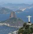 Vista aérea do Cristo Redentor e do Pão de Açúcar, no Rio de Janeiro  Foto: EPA / Ansa - Brasil
