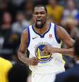 Durant em quadra no quarto jogo das finais da NBA  Foto: Ken Blaze-USA TODAY Sports / Reuters