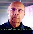 Peça de Henrique Meirelles, pré-candidato do MDB para as eleições 2018, enaltece comando na área econômica  Foto: Reprodução / Estadão