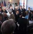 líderes do G7 reunidos  Foto: French presidency / BBC News Brasil