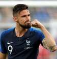 Olivier Giroud comemora gol pela seleção em amistoso pré-Copa  Foto: Charles Platiau / Reuters