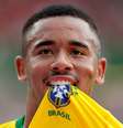 Gabriel Jesus é o artilheiro da Seleção Brasileira  Foto: Heinz-Peter Bader / Reuters