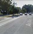 O acidentes aconteceu na altura do número 4.900 da Avenida Atlântica  Foto: Reprodução Google Street View / Estadão