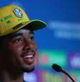 Gabriel Jesus concede entrevista em Sochi
 14/6/2018    REUTERS/Hannah McKay   Foto: Reuters