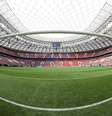 Vista do Estádio Lujniki, onde Rússia e Arábia Saudita farão o primeiro jogo da Copa do Mundo  Foto: Las Baron/Fifa / Getty Images
