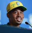 O atacante Gabriel Jesus, titular de Tite  Foto: Buda Mendes / Getty Images