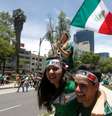 Torcedores mexicanos comemoram vitória de sua seleção sobre a Alemanha 17/06/2018 REUTERS/Gustavo Graf  Foto: Reuters