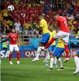 Zuber marca gol de empate da Suíça contra o Brasil 17/06/2018 REUTERS/Marko Djurica  Foto: Reuters
