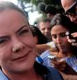 Atual presidente nacional do PT, Hoffmann integrou quadros locais do PT no Paraná e foi ministra da Casa Civil no governo Dilma  Foto: Reuters / BBC News Brasil