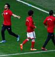 Salah no aquecimento para jogo Egito x Rússia 18/06/2018  REUTERS/Anton Vaganov  Foto: Reuters