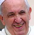 Papa Francisco mandou mensagem positiva aos brasileiros que estavam no Vaticano: "Coragem! Haverá outra oportunidade."  Foto: Reuters