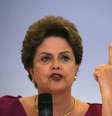 Ex-presidente Dilma Rousseff durante entrevista coletiva no Rio de Janeiro  Foto: Reuters