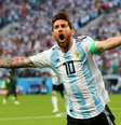 Messi comemora gol da Argentina sobre a Nigéria  Foto: Alex Livesey / Getty Images 