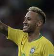 Neymar abriu um sorriso no final do jogo  Foto: Divulgação, André Mourão / MoWA Press / PurePeople