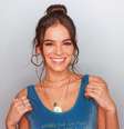 Bruna Marquezine vestiu a camisa em torcida pelo Brasil  Foto: Reprodução