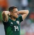 Chicharito Hernández durante a derrota da seleção mexicana para a Suécia  Foto: Clive Rose / Getty Images