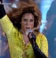 A Globo foi criticada nas redes sociais após a comediante Helga Nemeczyk fazer blackface para se apresentar como Beyoncé no 'Show dos Famosos'  Foto: Reprodução de cena do programa 'Domingão do Faustão'/Globo / Estadão