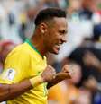 Neymar comemora seu gol, o primeiro do Brasil contra o México  Foto: Carlos Garcia Rawlins TPX Images of the Day / Reuters