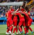 No jogo contra o Japão, o Chez Vous deu chope grátis para cada gol da Bélgica  Foto: Toru Hanai / Reuters
