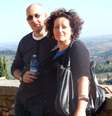 Yve Gibney e o marido, Maurice: Homem usava suposta depressão como desculpa para ausências em casa  Foto: Yve Gibney / BBC News Brasil