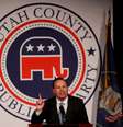 Senador republicano Mike Lee discursa em evento, em Provo, Utah
16/02/2018
REUTERS/Jim Urquhart  Foto: Reuters