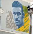 Mural de Neymar em Kazan 05/07/2018 REUTERS/John Sibley  Foto: Reuters