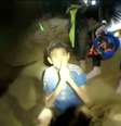 Um dos meninos tailandeses presos em caverna inundada
Marinha da Tailândia/via Reuters TV  Foto: Reuters