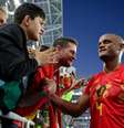 O zagueiro Vincent Kompany tinha 16 anos quando o Brasil eliminou a Bélgica em 2002  Foto: Dan Mullan / Getty Images