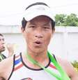 Saman Gunan se voluntariou para ajudar no resgate dos meninos presos na caverna  Foto: O2Max Triathlon Team / BBC News Brasil