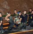 Operação de resgate na caverna de Tham Luang, na Tailândia  Foto: ANSA / Ansa - Brasil